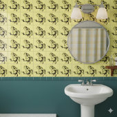 Futuristisch und nostalgisch Retro Sci-Fi Ray Gun Fliese