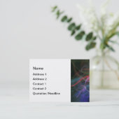 futuristisch visitenkarte (Stehend Vorderseite)