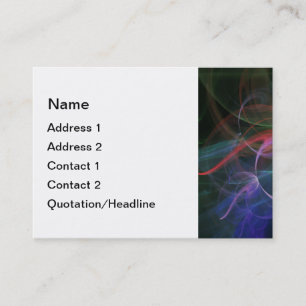 Futuristisch Visitenkarte
