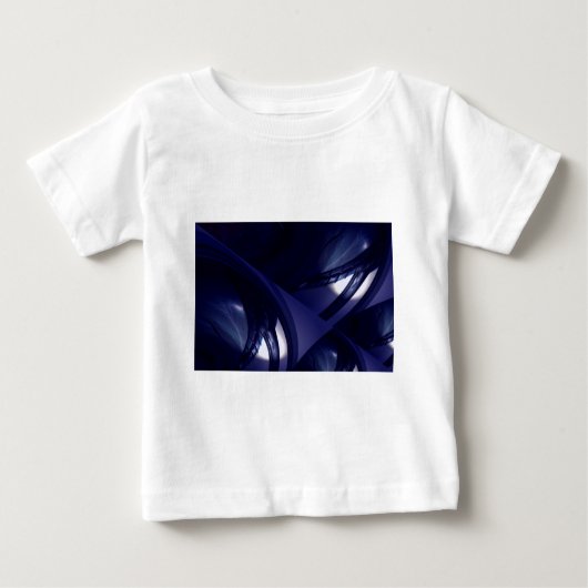 Futuristische Abstrakt Rippling Fantasy Abstrakt Baby T-shirt (Vorderseite)