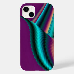 Futuristische Abstrakte 3D Metallic Rainbow Art Case-Mate iPhone 14 Plus Hülle