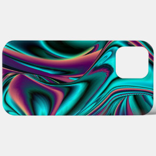 Futuristische Abstrakte 3D Metallic Rainbow Art Case-Mate iPhone Hülle