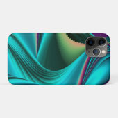Futuristische Abstrakte 3D Metallic Rainbow Art Case-Mate iPhone Hülle (Rückseite (Horizontal))