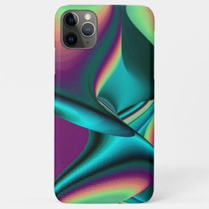 Futuristische Abstrakte 3D Metallic Rainbow Art Case-Mate iPhone Hülle
