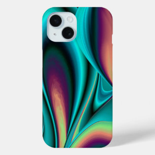 Futuristische Abstrakte 3D Metallic Rainbow Art Case-Mate iPhone Hülle