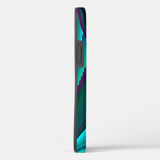 Futuristische Abstrakte 3D Metallic Rainbow Art Case-Mate iPhone Hülle (Rückseite / Rechts)