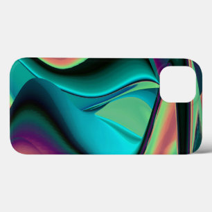 Futuristische Abstrakte 3D Metallic Rainbow Art Case-Mate iPhone Hülle