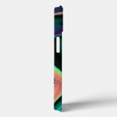 Futuristische Abstrakte 3D Metallic Rainbow Art Case-Mate iPhone Hülle (Rückseite / Rechts)
