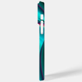 Futuristische Abstrakte 3D Metallic Rainbow Art Case-Mate iPhone Hülle (Rückseite / Links)