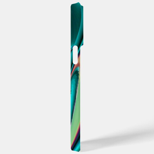 Futuristische Abstrakte 3D Metallic Rainbow Art Case-Mate iPhone Hülle (Rückseite / Rechts)