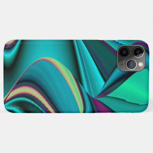 Futuristische Abstrakte 3D Metallic Rainbow Art Case-Mate iPhone Hülle