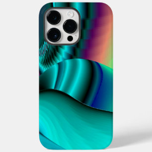Futuristische Abstrakte 3D Metallic Rainbow Art Case-Mate iPhone Hülle