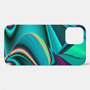 Futuristische Abstrakte 3D Metallic Rainbow Art Case-Mate iPhone Hülle