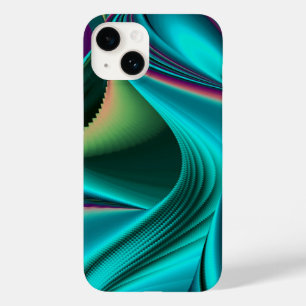 Futuristische Abstrakte 3D Metallic Rainbow Art Case-Mate iPhone 14 Hülle