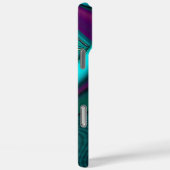 Futuristische Abstrakte 3D Metallic Rainbow Art Case-Mate iPhone Hülle (Rückseite / Rechts)