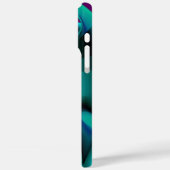 Futuristische Abstrakte 3D Metallic Rainbow Art Case-Mate iPhone Hülle (Rückseite / Links)