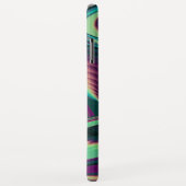 Futuristische Abstrakte 3D Metallic Rainbow Art Case-Mate iPhone Hülle (Hinten/Rechts)