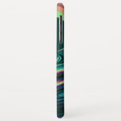 Futuristische Abstrakte 3D Metallic Rainbow Art Case-Mate iPhone Hülle (Hinten/Links)