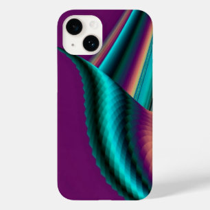 Futuristische Abstrakte 3D Metallic Rainbow Art Case-Mate iPhone 14 Hülle