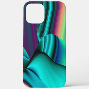Futuristische Abstrakte 3D Metallic Rainbow Art Case-Mate iPhone Hülle