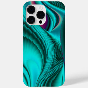 Futuristische Abstrakte 3D Metallic Rainbow Art Case-Mate iPhone 14 Pro Max Hülle