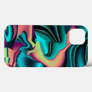 Futuristische Abstrakte 3D Metallic Rainbow Art Case-Mate iPhone Hülle