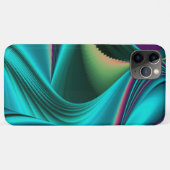 Futuristische Abstrakte 3D Metallic Rainbow Art Case-Mate iPhone Hülle (Rückseite (Horizontal))