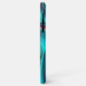 Futuristische Abstrakte 3D Metallic Rainbow Art Case-Mate iPhone Hülle (Hinten/Links)