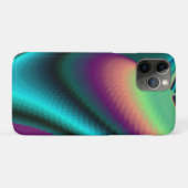 Futuristische Abstrakte 3D Metallic Rainbow Art Case-Mate iPhone Hülle (Rückseite (Horizontal))