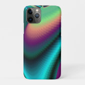 Futuristische Abstrakte 3D Metallic Rainbow Art Case-Mate iPhone Hülle (Rückseite)