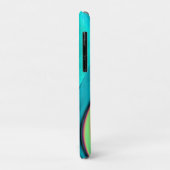 Futuristische Abstrakte 3D Metallic Rainbow Art Case-Mate iPhone Hülle (Hinten/Links)