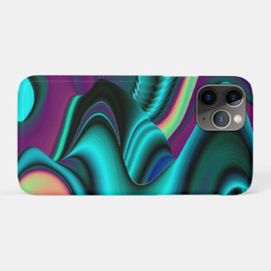 Futuristische Abstrakte 3D Metallic Rainbow Art Case-Mate iPhone Hülle