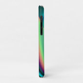 Futuristische Abstrakte 3D Metallic Rainbow Art Case-Mate iPhone Hülle (Hinten/Links)