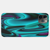 Futuristische Abstrakte 3D Metallic Rainbow Art Case-Mate iPhone Hülle (Rückseite (Horizontal))