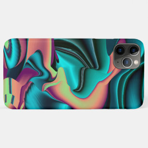 Futuristische Abstrakte 3D Metallic Rainbow Art Case-Mate iPhone Hülle