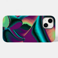 Futuristische Abstrakte 3D Metallic Rainbow Art