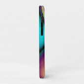 Futuristische Abstrakte 3D Metallic Rainbow Art Case-Mate iPhone Hülle (Hinten/Links)