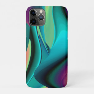 Futuristische Abstrakte 3D Metallic Rainbow Art Case-Mate iPhone Hülle