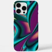 Futuristische Abstrakte 3D Metallic Rainbow Art Case-Mate iPhone Hülle (Rückseite)