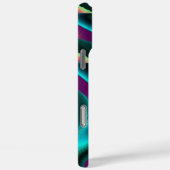 Futuristische Abstrakte 3D Metallic Rainbow Art Case-Mate iPhone Hülle (Rückseite / Rechts)