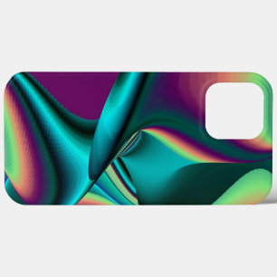 Futuristische Abstrakte 3D Metallic Rainbow Art Case-Mate iPhone Hülle