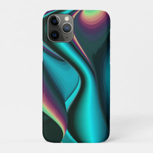 Futuristische Abstrakte 3D Metallic Rainbow Art Case-Mate iPhone Hülle