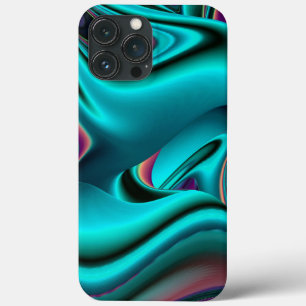 Futuristische Abstrakte 3D Metallic Rainbow Art Case-Mate iPhone Hülle