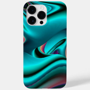 Futuristische abstrakte 3D metallische Regenbogen- Case-Mate iPhone 14 Pro Max Hülle