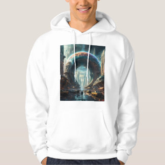 Futuristische Alien Planet Portal mit Magic Gate H Hoodie