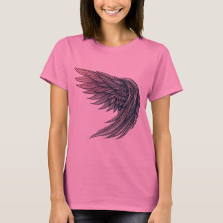 Futuristische Angel Wing Tattoo Art - T - Shirt de