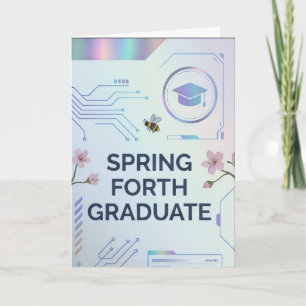 Futuristische Aquarell-Himmels-Abschlusskarte Karte