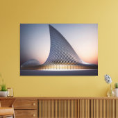 Futuristische Architektur Canvas Print Leinwanddruck (Insitu (Wohnzimmer))