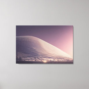 Futuristische Architektur Canvas Print Leinwanddruck