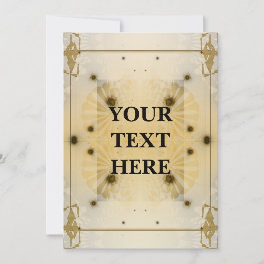 Futuristische Art Deco Einladung (Vorderseite)